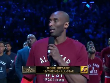 El emotivo homenaje de la NBA a Kobe Bryant en su último All Star