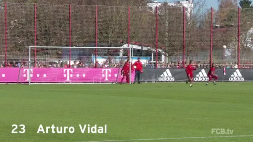 Bayern Múnich destacó un golazo de Arturo Vidal a Neuer