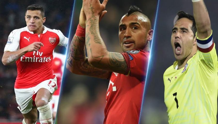 Bravo, Vidal y Alexis los deportistas chilenos más populares del mundo