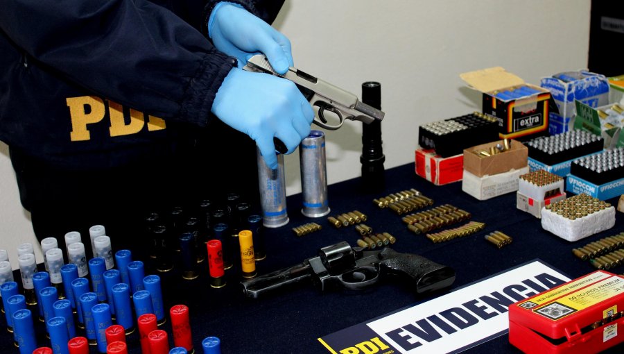 PDI Valparaíso incauta arsenal en operativo antidrogas