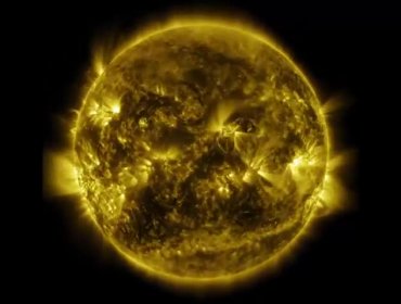 Las increíbles imágenes de la actividad del sol durante seis años resumida en solo minutos