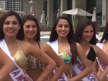 Candidatas a “Reina del Verano” se lucen con sexys bikinis en playa de Coquimbo