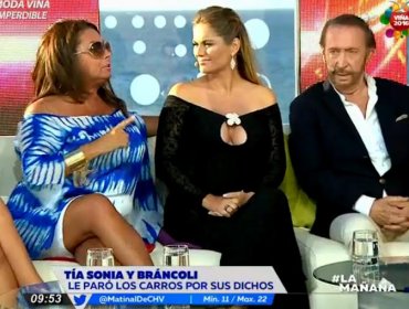 El tenso reencuentro de Tía Sonia y Luciano Brancoli