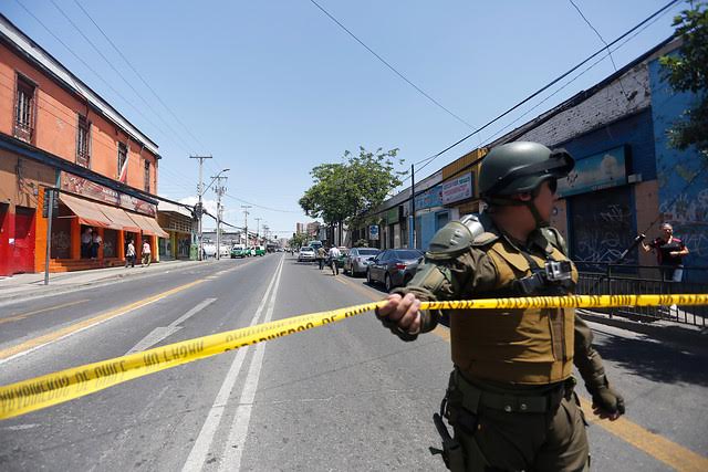 Violento asalto en sucursal del Banco Itaú en San Joaquín