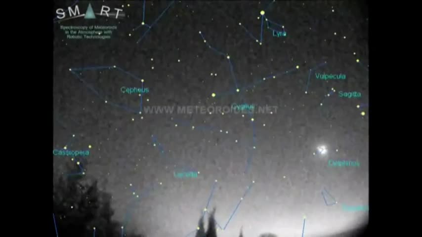 Observatorio capta una impresionante bola de fuego en el cielo de España