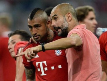 Pep Guardiola sale nuevamente en defensa de Arturo Vidal