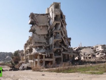 Video: Сómo la guerra convirtió a la ciudad siria de Homs en un pueblo fantasma