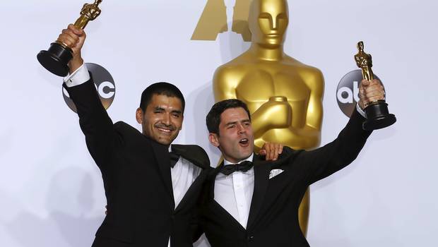 Aquí el histórico "Viva Chile" en los Oscars 2016