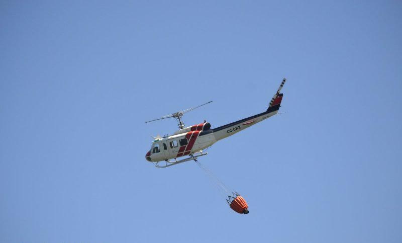 Helicóptero se desploma en el cerro San Cristóbal