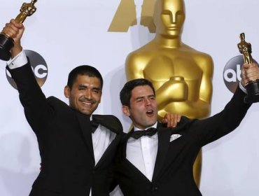 Aquí el histórico "Viva Chile" en los Oscars 2016