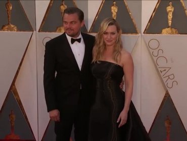 Kate Winslet y Leonardo DiCaprio causan furor al reencontrarse en la alfombra roja