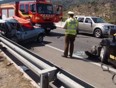 Fallecidos y heridos en accidentes carreteros en las rutas 68 y 5 Sur