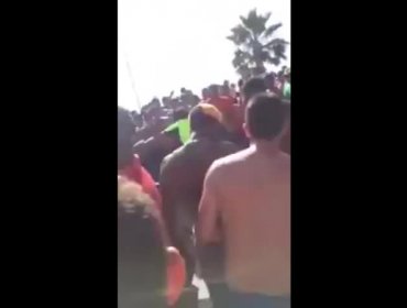 La brutal pelea entre chilenos y colombianos que se armó en Antofagasta