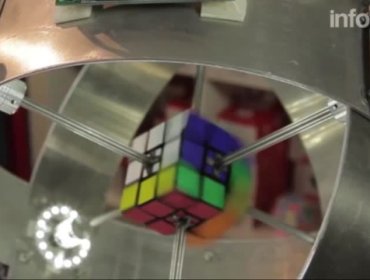 Nuevo récord: robot armó el cubo Rubik en menos de un segundo