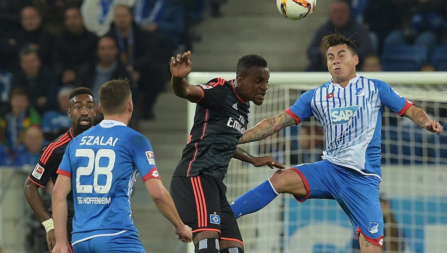 Eduardo Vargas jugó en derrota del Hoffenheim que se complica en la tabla