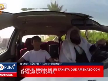 La cruel broma de un taxista que amenazó con estallar una bomba en su vehículo