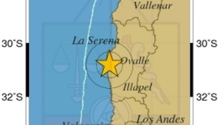 Sismo se sintió a las 6:40 horas en la zona centro norte del país