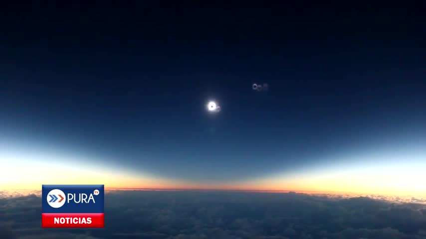 Espectacular: Aerolínea adelantó un vuelo para que los pasajeros vieran eclipse solar