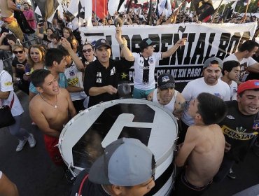 Intendencia autorizó presencia de bombo para partido Colo Colo-Atlético Mineiro