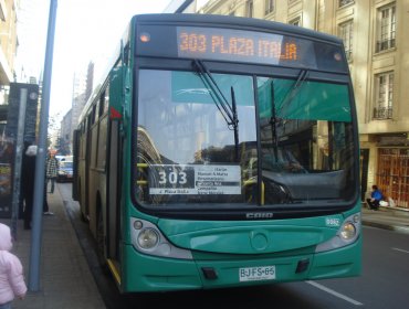 Chofer del Transantiago recibe balazo en pleno rostro