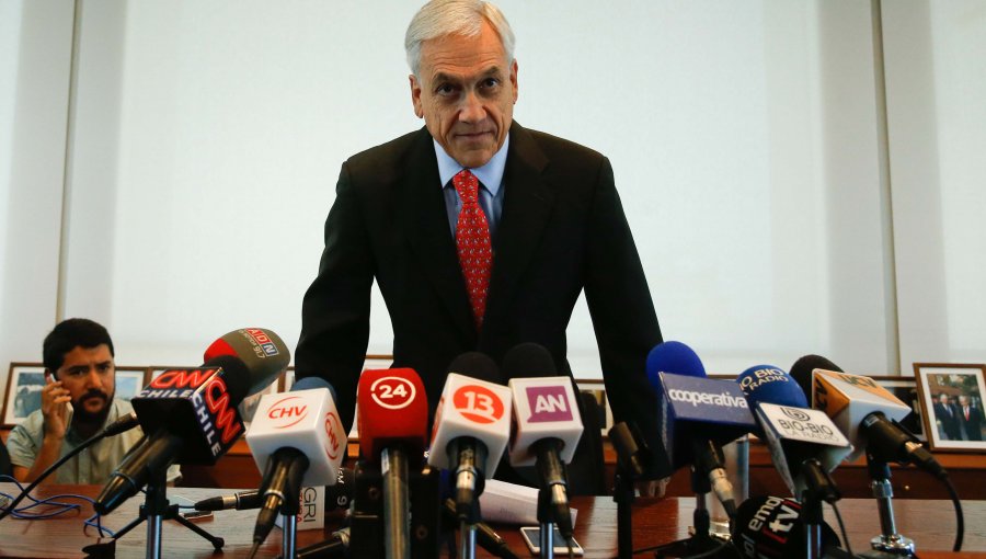 Sebastián Piñera defendió la cuestionada ley de royalty