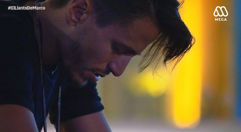 Marco no pudo contener las lágrimas por Aylén
