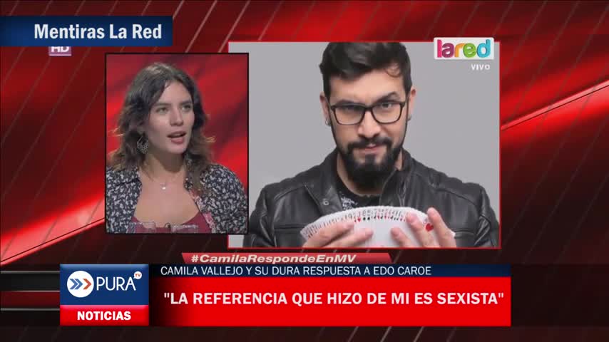 Camila Vallejo y su dura respuesta al chiste de Edo Caroe en Viña 2016