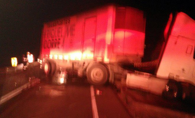 Descomunal accidente: Cinco muertos deja choque en la cuesta Caracoles