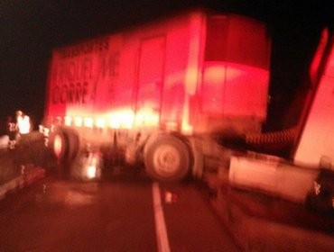 Descomunal accidente: Cinco muertos deja choque en la cuesta Caracoles