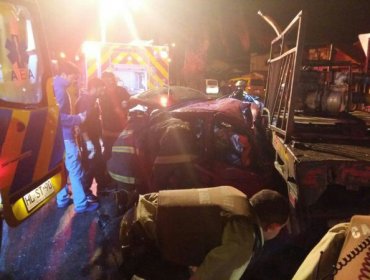 Dos Muertos deja grave accidente en Quillota