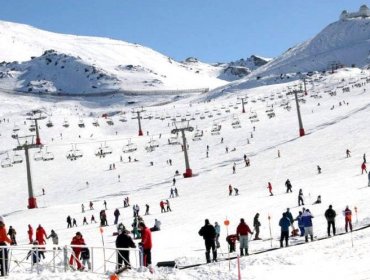 “Volando” sobre la nieve