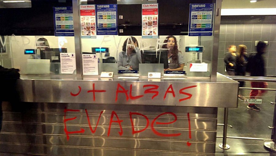 Nueva protesta en el Metro