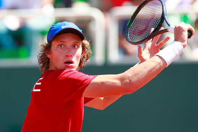 Tenis: Nicolás Jarry cayó en octavos de final del challenger de Drummondville