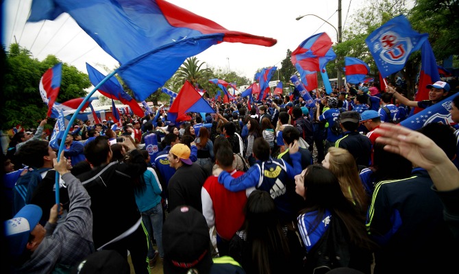 Banderazo de la U registró algunos incidentes