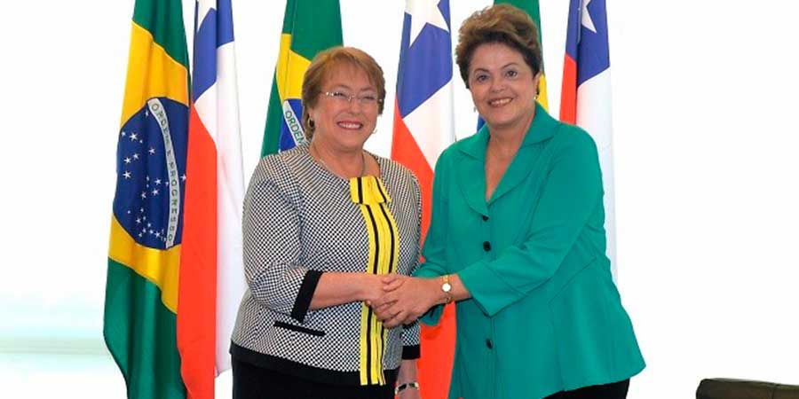 Bachelet negó vínculos con empresarios brasileños:"Es absolutamente falso"