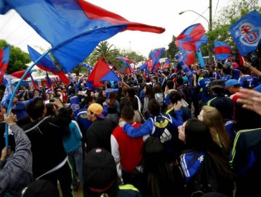 Banderazo de la U registró algunos incidentes