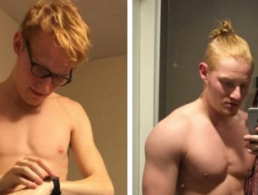 Este chico se transformó completamente en 18 meses y decidió compartir su fórmula