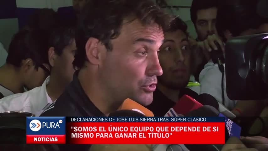 Declaraciones de José Luis Sierra tras pálido Superclásico