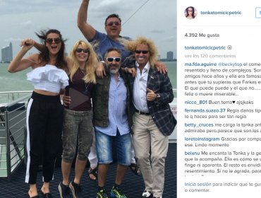 El alocado festejo de Tonka junto a Leonardo Farkas