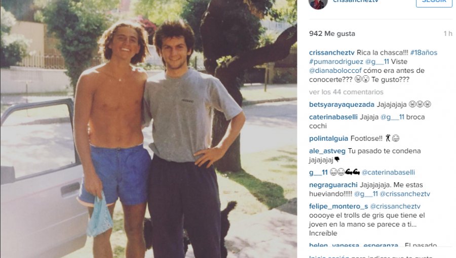 ¡Así lucía Cristián Sánchez a sus 18 años!