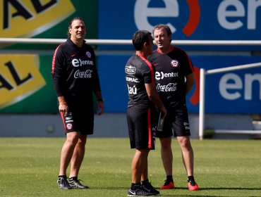 Juan Antonio Pizzi dirigió su primera práctica al frente de la 'Roja'