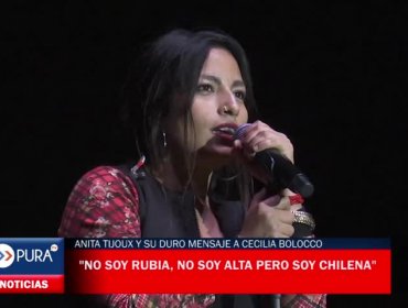 Anita Tijoux y su duro mensaje a Cecilia Bolocco en la Vendimia de Curicó