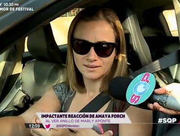 Amaya Forch sorprendida por regalo de Amaro a su novia