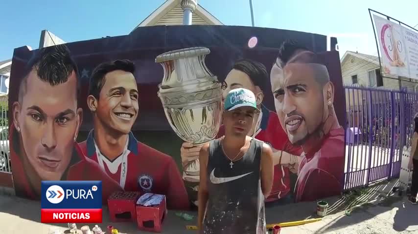 La historia del mural de La Roja que revolucionó las redes sociales