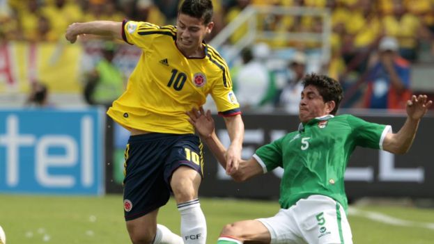 Hora del Partido Bolivia vs Colombia