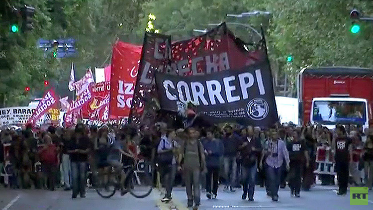 Protesas en Argentina contra la visita de Barack Obama