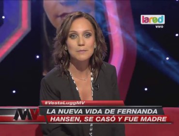 Fernanda Hansen y su nueva vida como mamá
