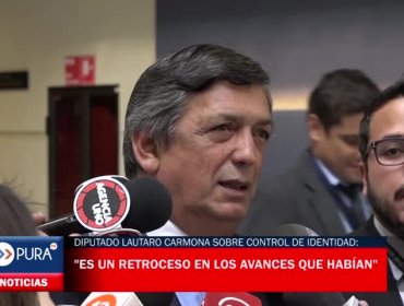 Diputado Lautaro Carmona sobre control de identidad: "es un retroceso en los avances que habían"