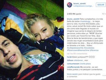 El romántico video que Bruno le dedicó a Vesta Lugg