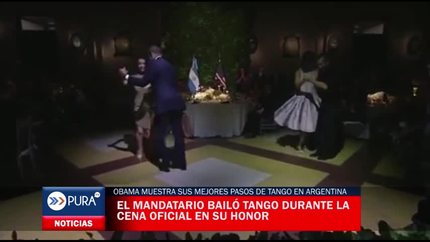 Obama muestra sus mejores pasos de Tango en Argentina